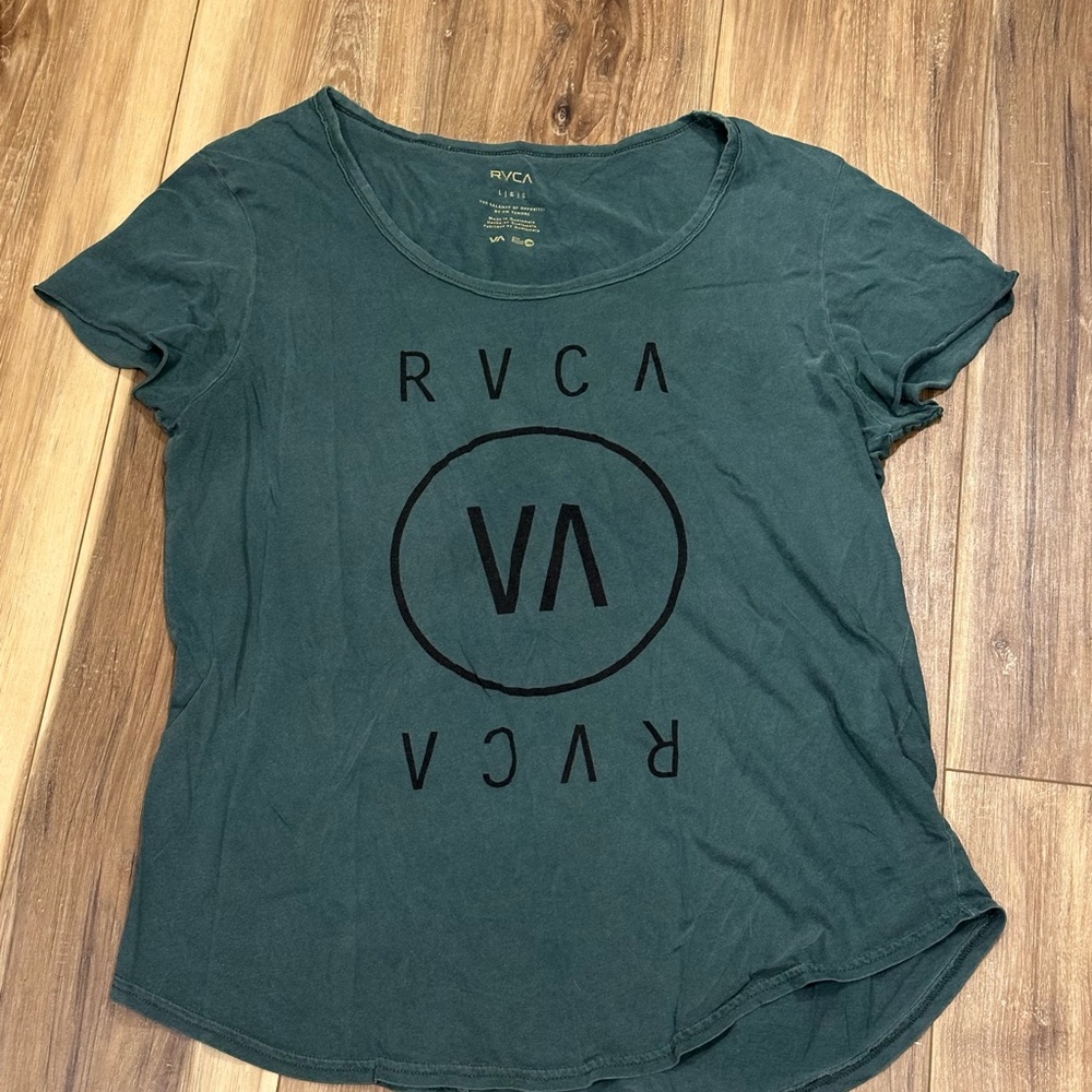 RVCA Dark Teal Graphic Tee